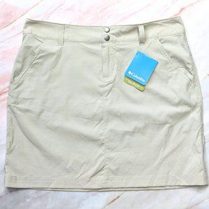 Columbia Arrowhead Trail II Tan Active Skirt NWT